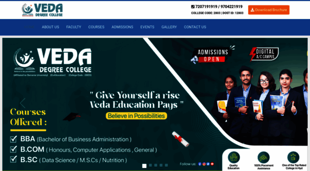 vedadegreecollege.com