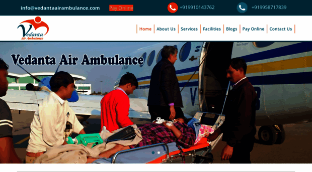 vedantaairambulance.com