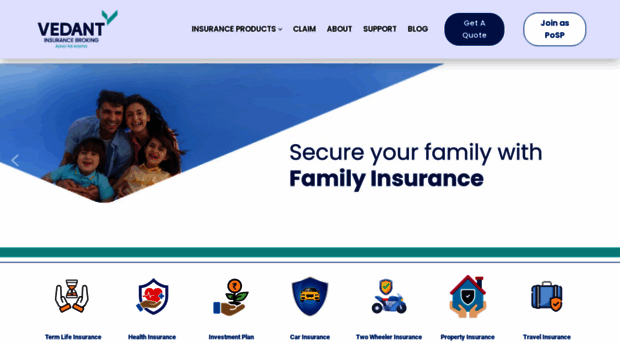 vedantinsurance.com