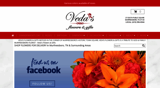 vedasflowers.com