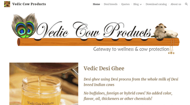 vediccowproducts.com