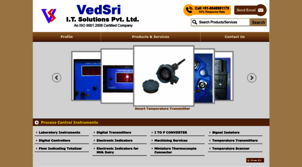 vedsriinstrumentation.com