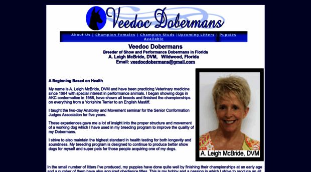 veedocdobermans.com