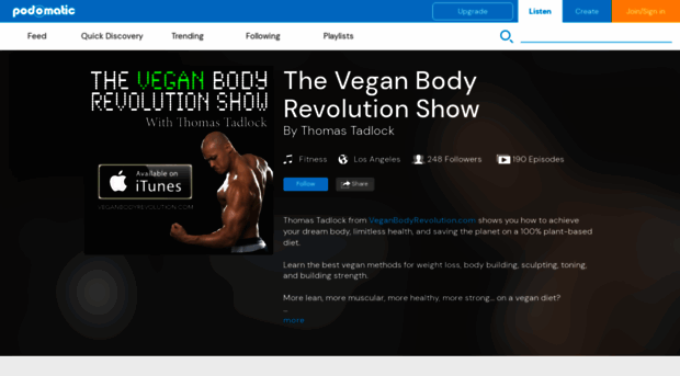 veganbodyrevolution.podomatic.com