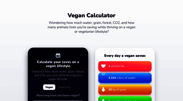 vegancalculator.app