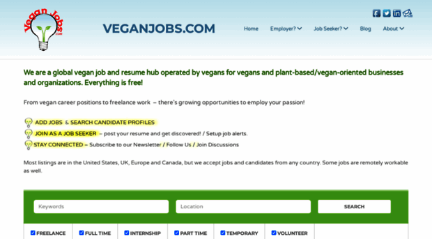 veganjobs.com