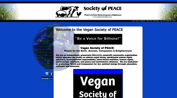 vegansocietyofpeace.org