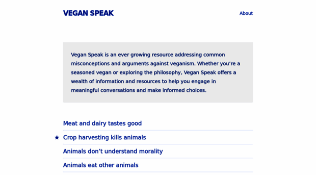 veganspeak.org