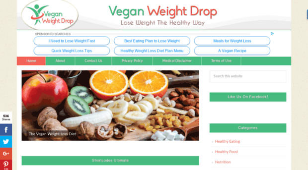 veganweightdrop.com