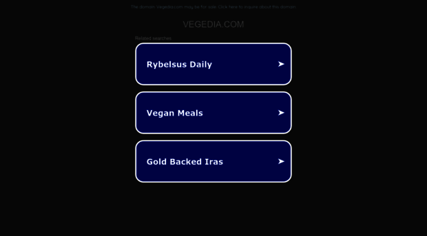 vegedia.com