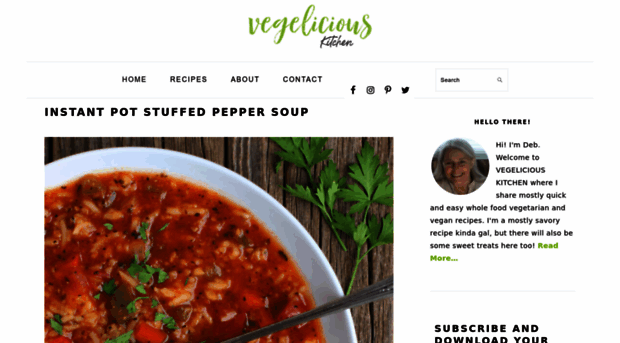 vegeliciouskitchen.com