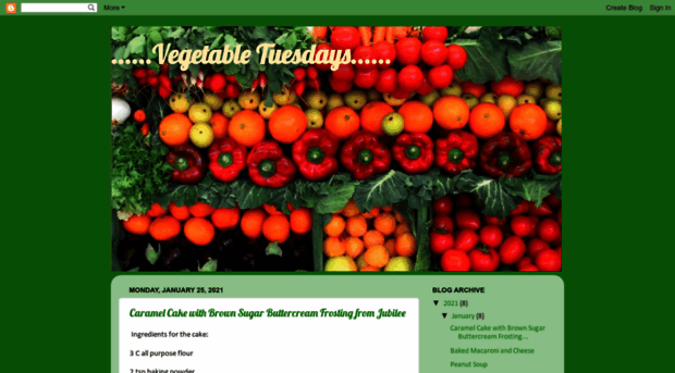 vegetabletuesdays.blogspot.com