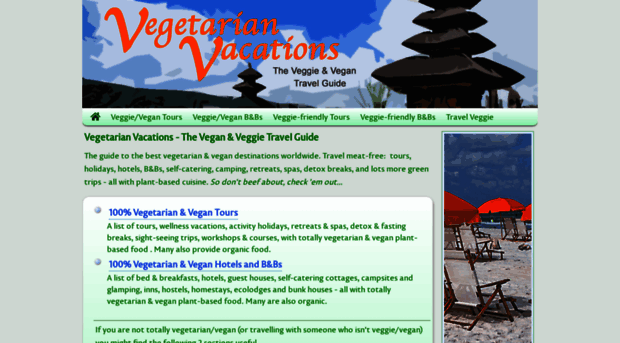 vegetarian-vacations.com