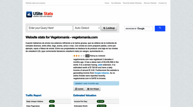 vegetomania.com.usitestat.com