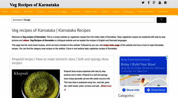 vegrecipesofkarnataka.com