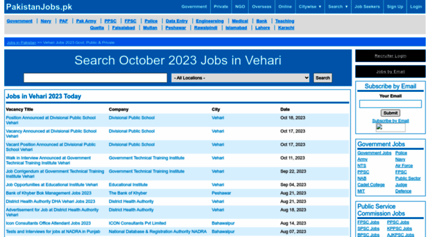 vehari.pakistanjobs.pk