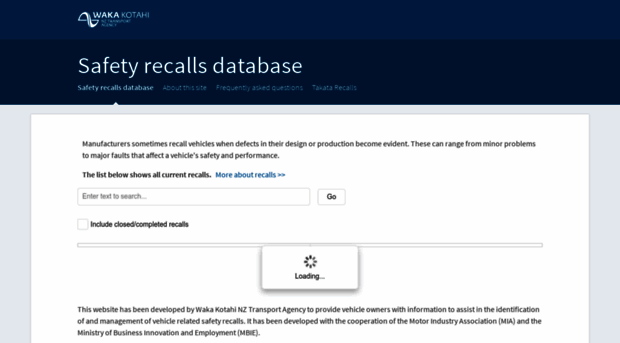 vehiclerecallsafety.nzta.govt.nz
