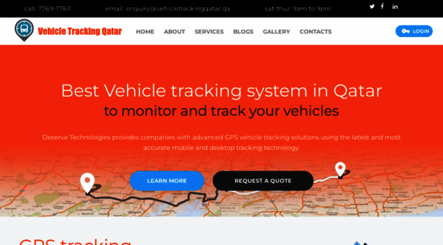 vehicletrackingqatar.qa