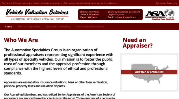 vehiclevaluationservices.com