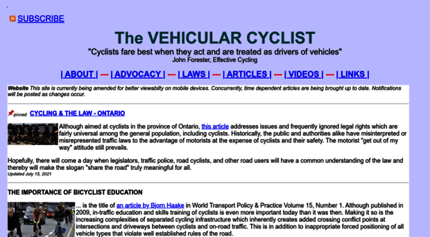 vehicularcyclist.com