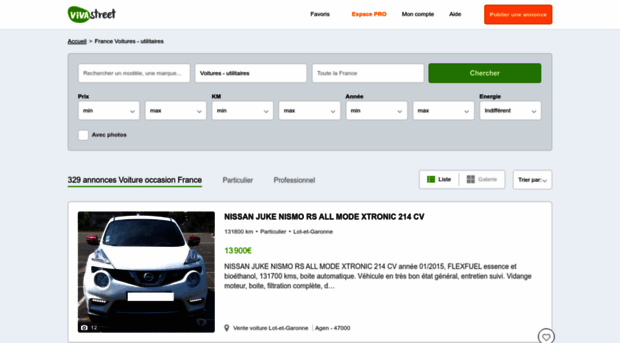 vehicules-occasions.vivastreet.fr