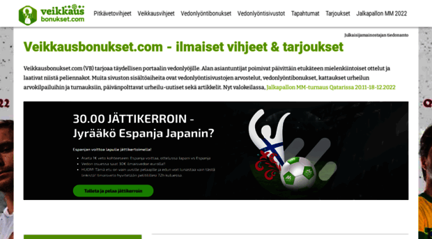 veikkausbonukset.com