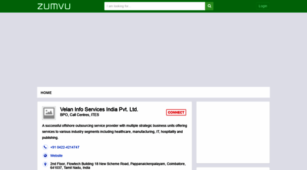 velaninfoservicesindiapvtltd.zumvu.com