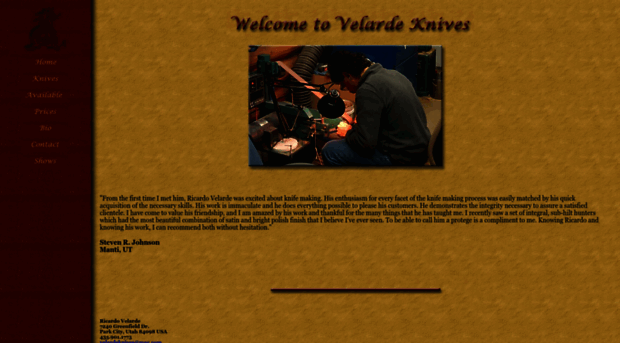 velardeknives.com