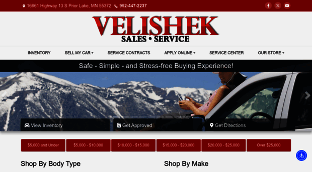 velishekautosales.com