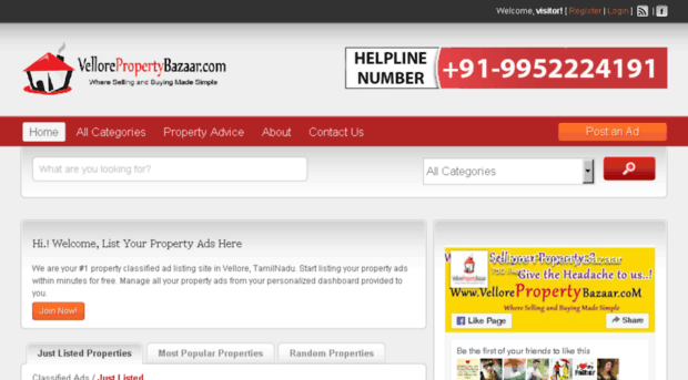 vellorepropertybazaar.com