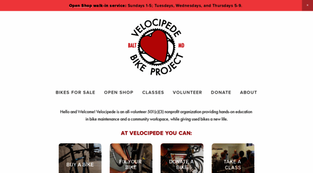 velocipedebikeproject.org