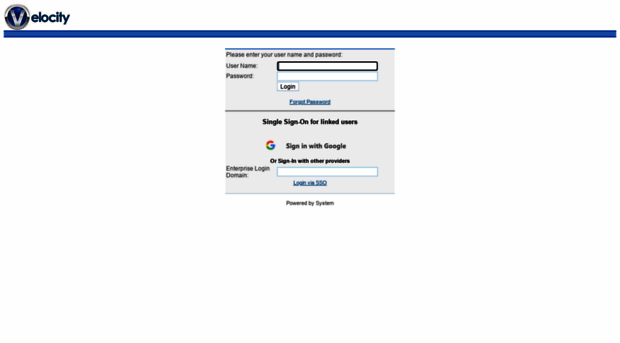 velocitysoftwarelogin.com