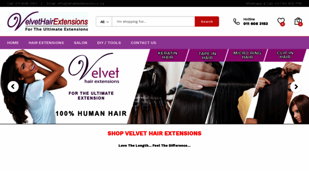 velvethairextensions.co.za