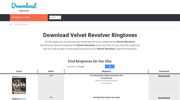 velvetrevolver.download-ringtone.com