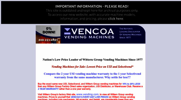 vencoavendingmachines.com