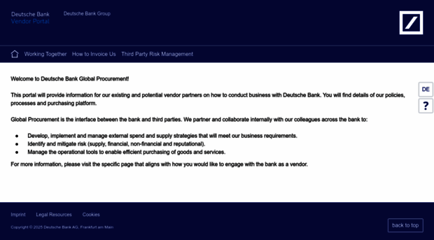 vendor-portal.db.com