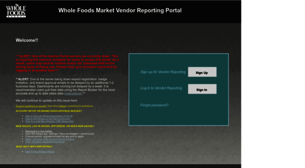 vendor-reporting-setup.wholefoods.com