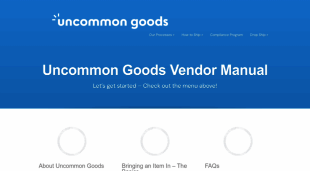 vendor.uncommongoods.com