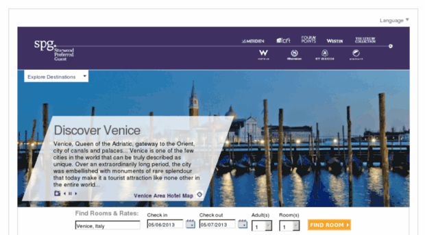 venice.destinations.starwoodhotels.com