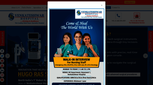 venkateshwarhospital.com