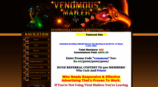 venomousmailer.com