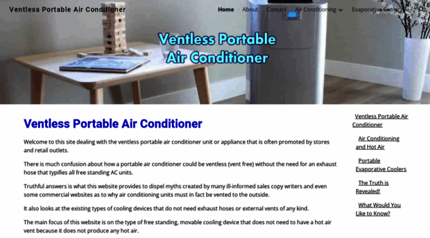 ventlessportableairconditioner.com