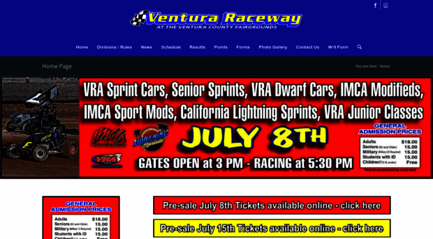 venturaraceway.com