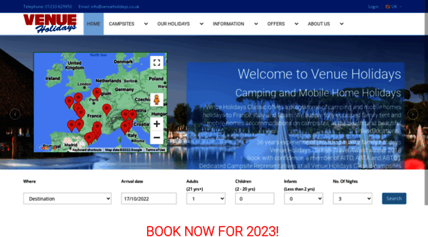 venueholidays.com