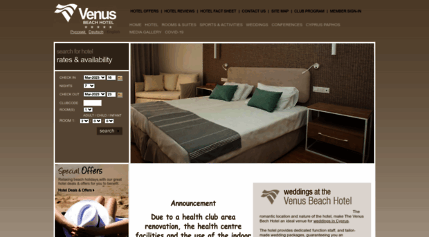 venusbeachhotel.com