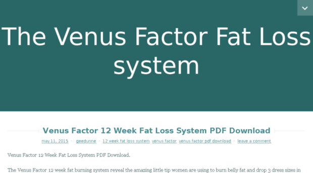 venusfactorfatlosssystem.wordpress.com