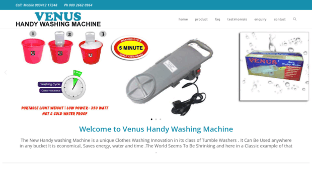 venushandywashingmachine.com