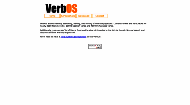 verbos.sourceforge.net