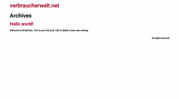 verbraucherwelt.net