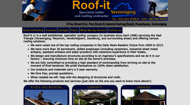 vereenigingroofing.co.za